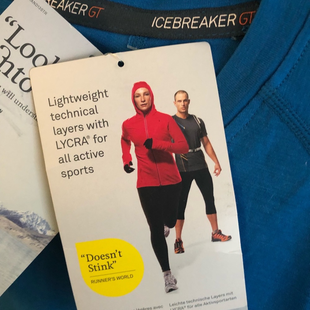 icebreaker merino men’s running shirt